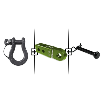 B'oh Spin Pin Shackle 3/4 Mohawk Receiver 2.0 Hitch Pin Bundle