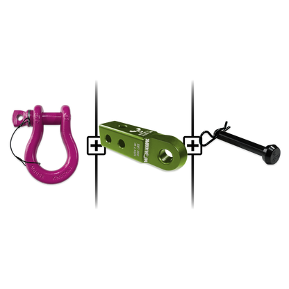 B'oh Spin Pin Shackle 3/4 Mohawk Receiver 2.0 Hitch Pin Bundle
