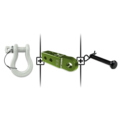 B'oh Spin Pin Shackle 3/4 Mohawk Receiver 2.0 Hitch Pin Bundle