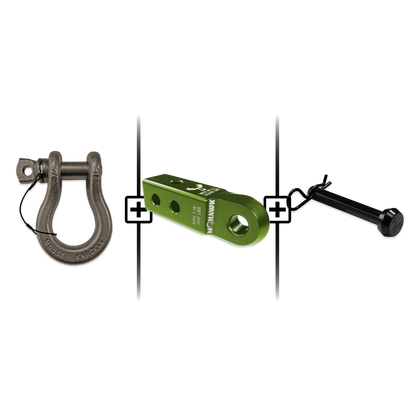 B'oh Spin Pin Shackle 3/4 Mohawk Receiver 2.0 Hitch Pin Bundle
