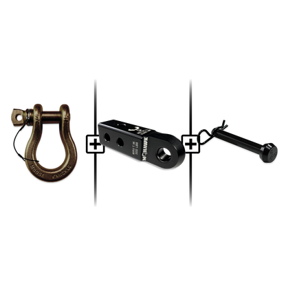 B'oh Spin Pin Shackle 3/4 Mohawk Receiver 2.0 Hitch Pin Bundle