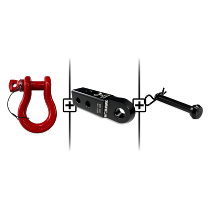 B'oh Spin Pin Shackle 3/4 Mohawk Receiver 2.0 Hitch Pin Bundle