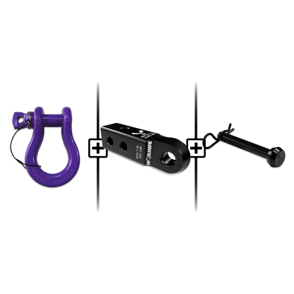 B'oh Spin Pin Shackle 3/4 Mohawk Receiver 2.0 Hitch Pin Bundle