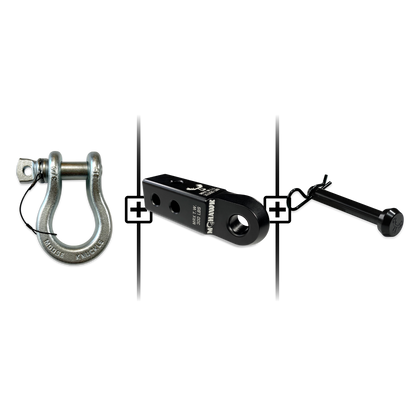 B'oh Spin Pin Shackle 3/4 Mohawk Receiver 2.0 Hitch Pin Bundle