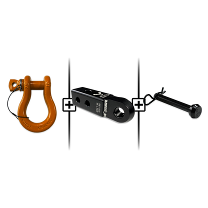 B'oh Spin Pin Shackle 3/4 Mohawk Receiver 2.0 Hitch Pin Bundle