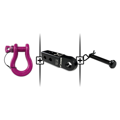 B'oh Spin Pin Shackle 3/4 Mohawk Receiver 2.0 Hitch Pin Bundle