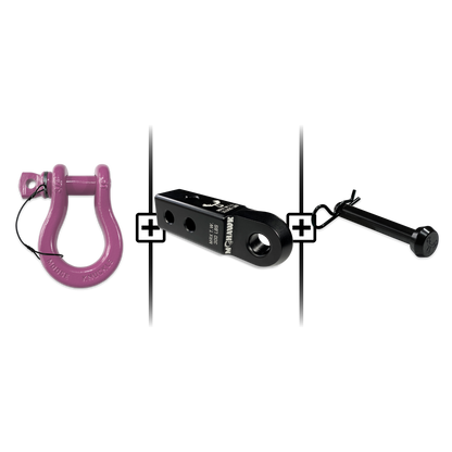 B'oh Spin Pin Shackle 3/4 Mohawk Receiver 2.0 Hitch Pin Bundle