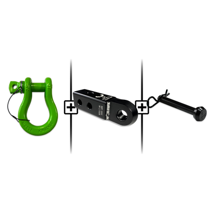 B'oh Spin Pin Shackle 3/4 Mohawk Receiver 2.0 Hitch Pin Bundle