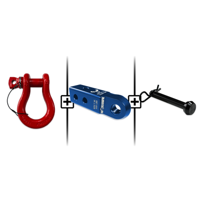 B'oh Spin Pin Shackle 3/4 Mohawk Receiver 2.0 Hitch Pin Bundle