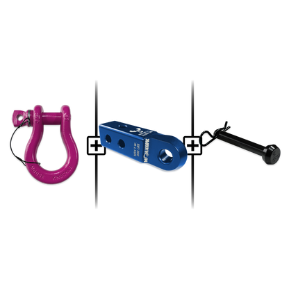 B'oh Spin Pin Shackle 3/4 Mohawk Receiver 2.0 Hitch Pin Bundle