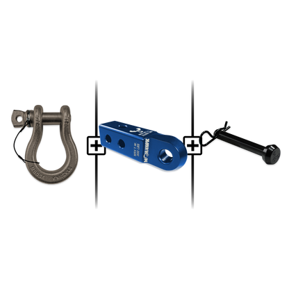 B'oh Spin Pin Shackle 3/4 Mohawk Receiver 2.0 Hitch Pin Bundle