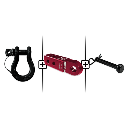 B'oh Spin Pin Shackle 3/4 Mohawk Receiver 2.0 Hitch Pin Bundle