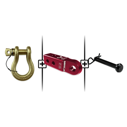 B'oh Spin Pin Shackle 3/4 Mohawk Receiver 2.0 Hitch Pin Bundle