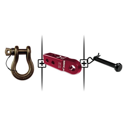B'oh Spin Pin Shackle 3/4 Mohawk Receiver 2.0 Hitch Pin Bundle