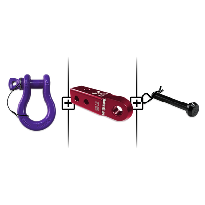 B'oh Spin Pin Shackle 3/4 Mohawk Receiver 2.0 Hitch Pin Bundle