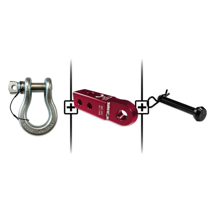 B'oh Spin Pin Shackle 3/4 Mohawk Receiver 2.0 Hitch Pin Bundle