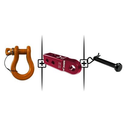 B'oh Spin Pin Shackle 3/4 Mohawk Receiver 2.0 Hitch Pin Bundle