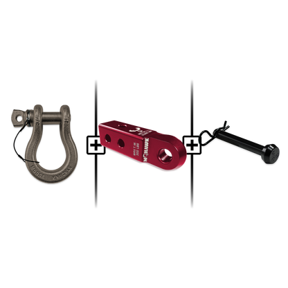 B'oh Spin Pin Shackle 3/4 Mohawk Receiver 2.0 Hitch Pin Bundle