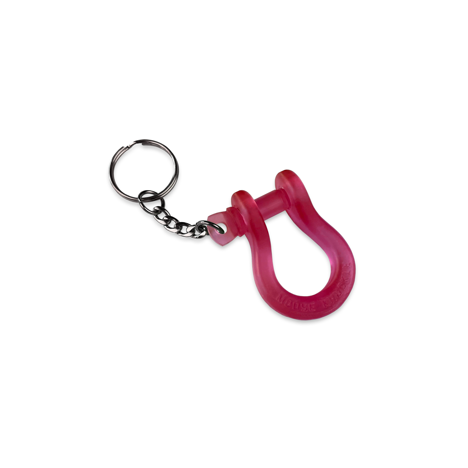 B'oh Shackle Screw Pin Key Chain in Red
