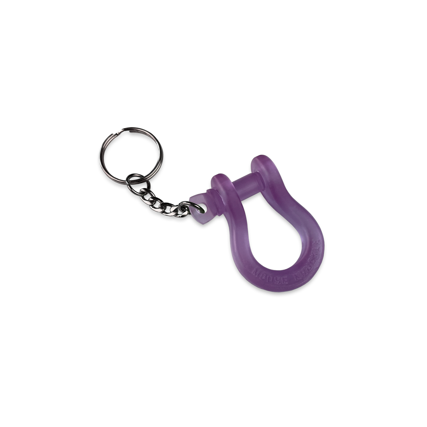 B'oh Shackle Screw Pin Key Chain in Purple Nurple
