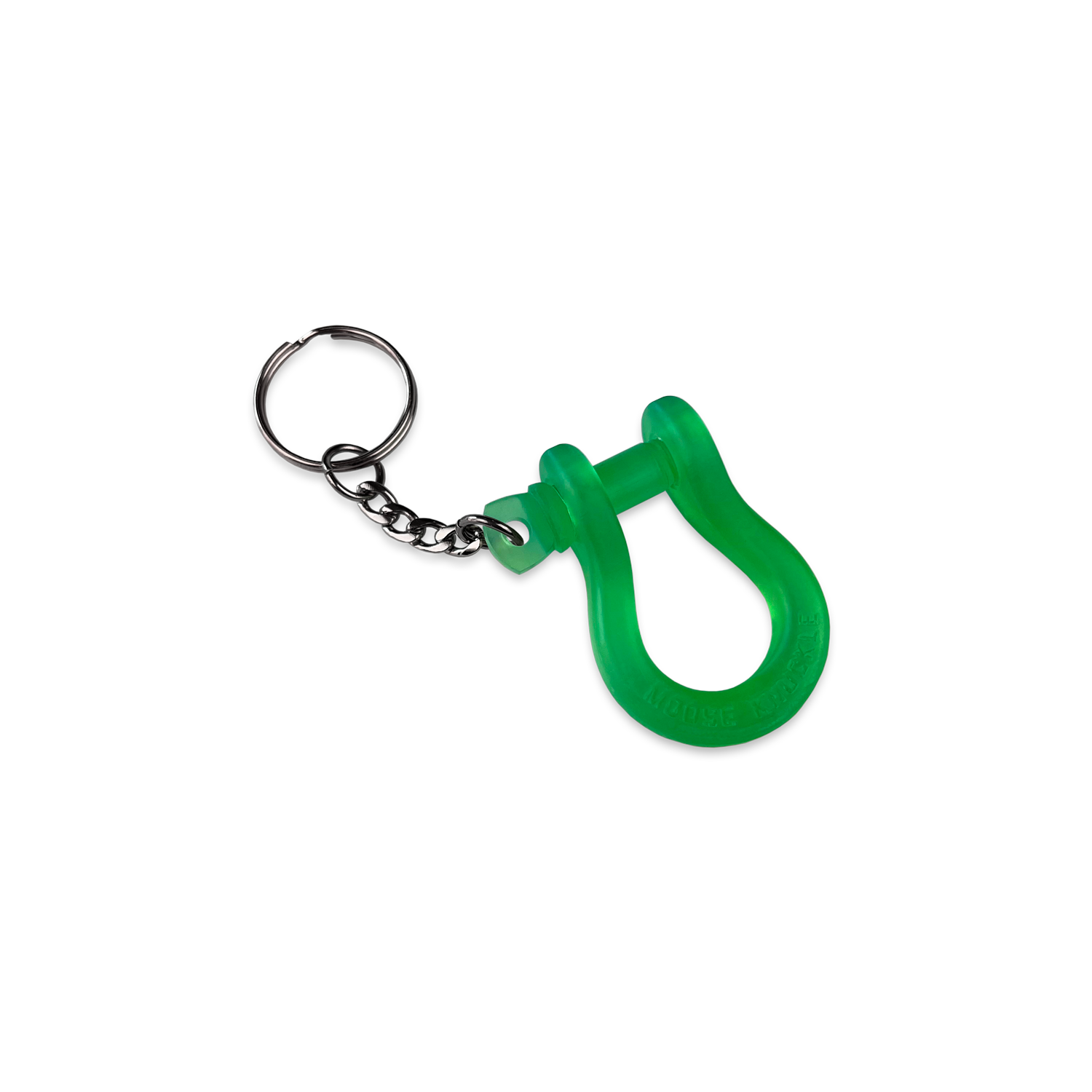 B'oh Shackle Screw Pin Key Chain in Slime Green