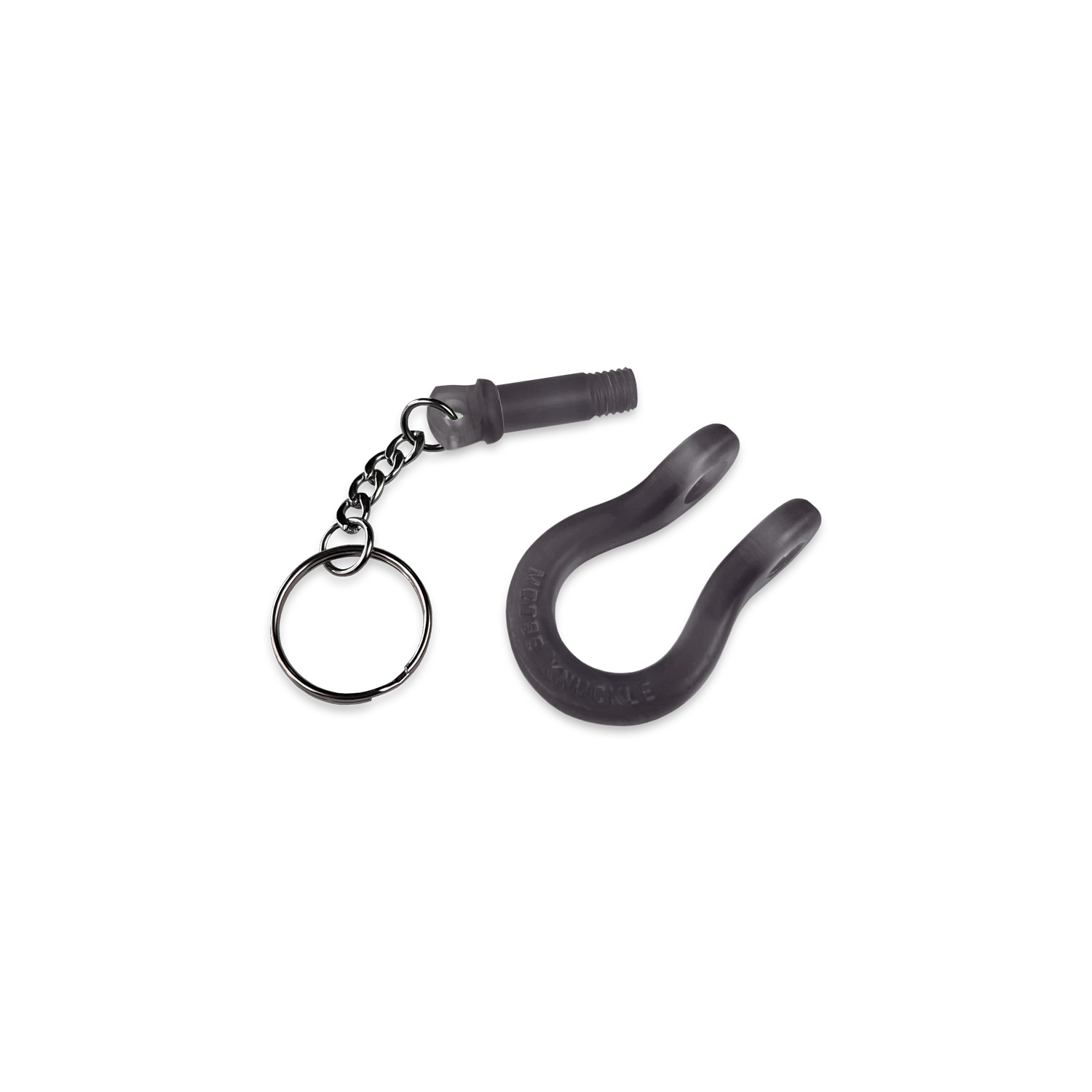 B'oh Shackle Screw Pin Key Chain in Rolling Coal Pin and Body