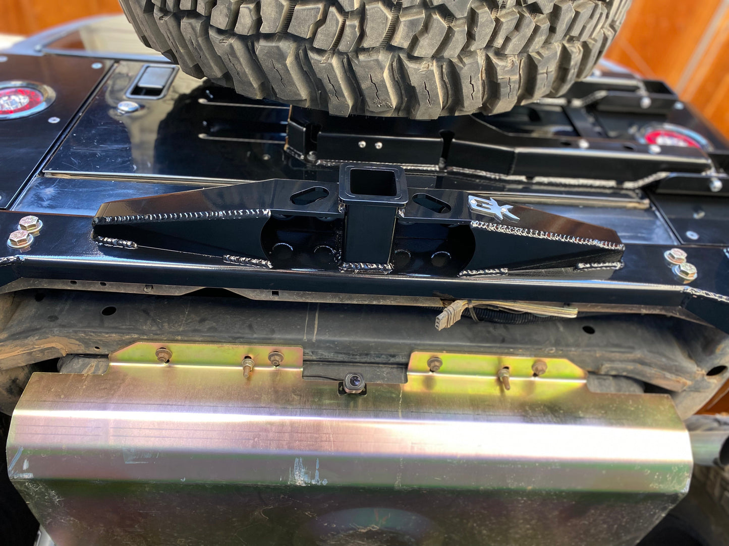 Rear Diamond Series Stubby Bumper for Jeep TJ/YJ Wrangler