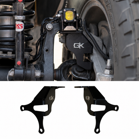 Jeep JL / JT Steerable Knuckle Pod Light Mounts (2018+ Gladiator/Wrangler)