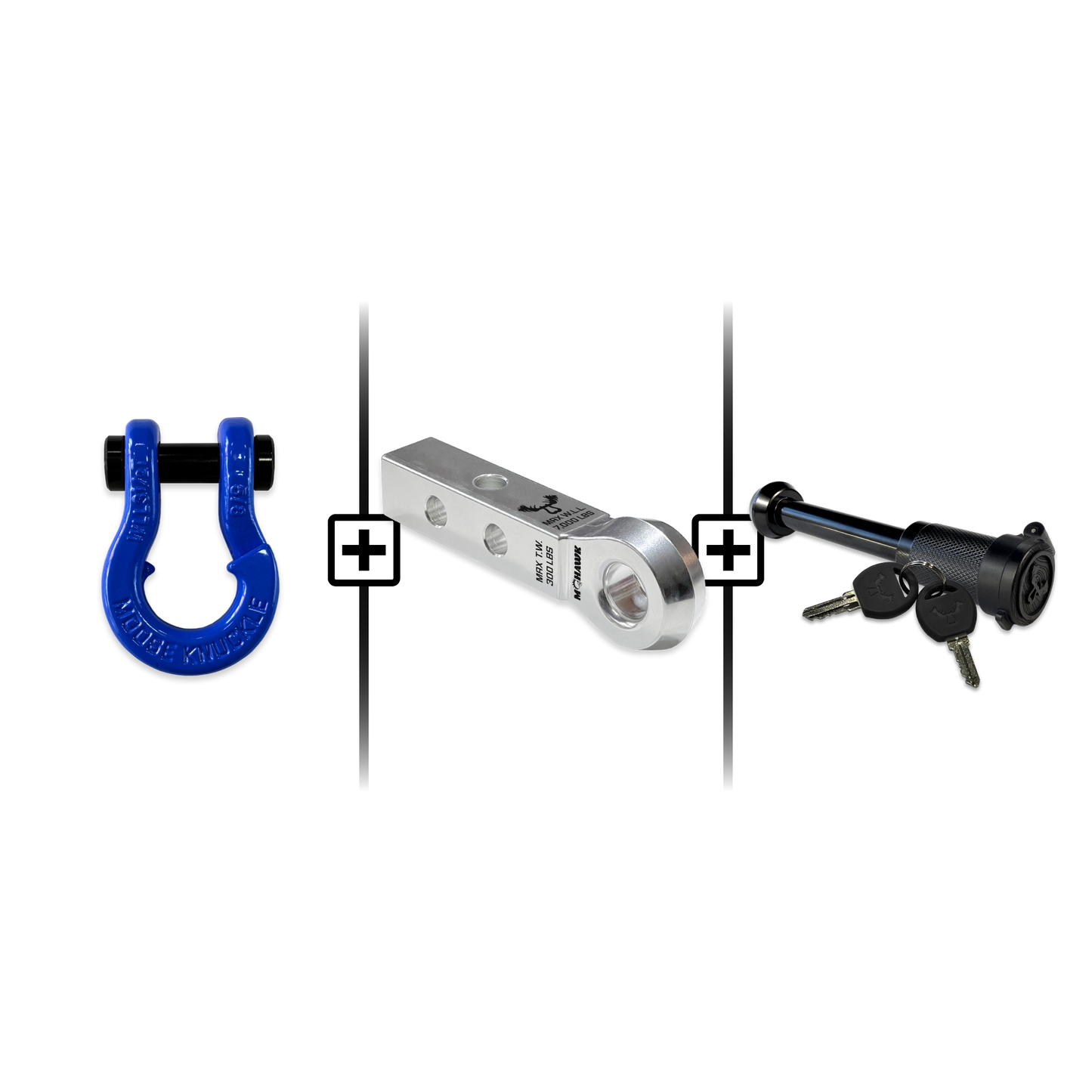Jowl® Split Shackle® 5/8 Mohawk 1.25 Receiver and Hitch Pin Bundle