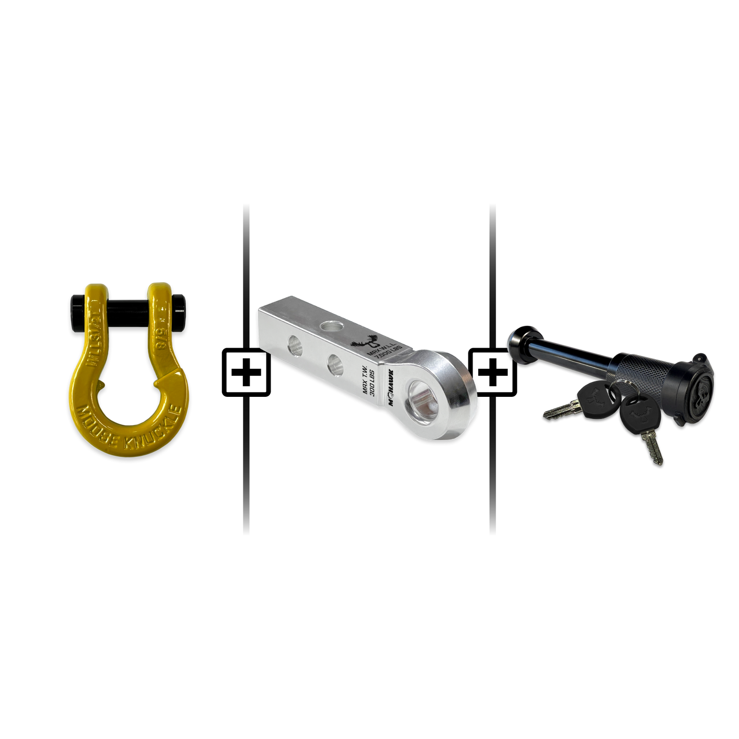 Jowl® Split Shackle® 5/8 Mohawk 1.25 Receiver and Hitch Pin Bundle