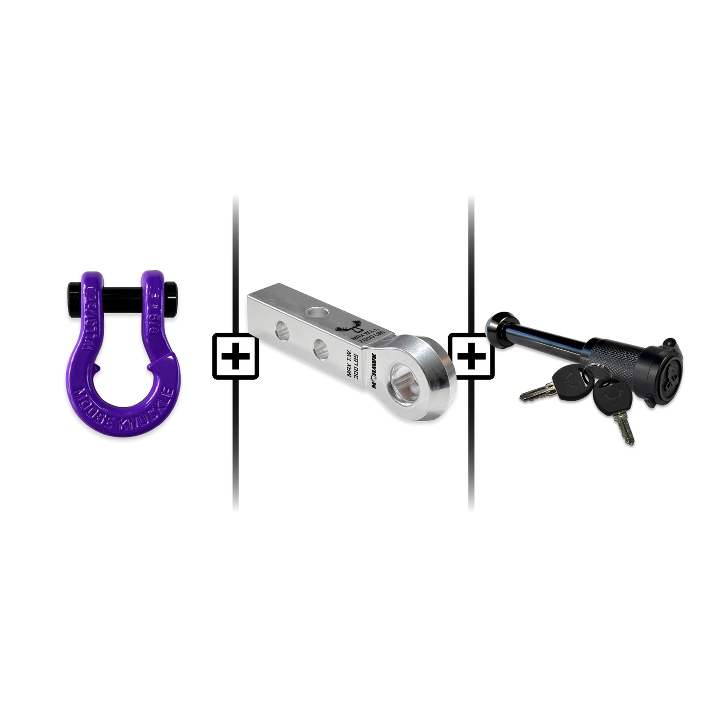 Jowl® Split Shackle® 5/8 Mohawk 1.25 Receiver and Hitch Pin Bundle