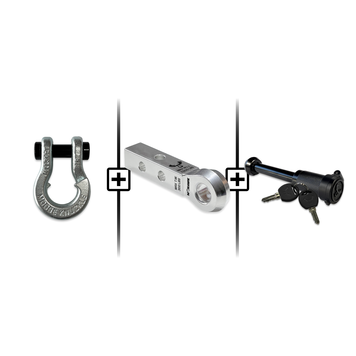 Jowl® Split Shackle® 5/8 Mohawk 1.25 Receiver and Hitch Pin Bundle