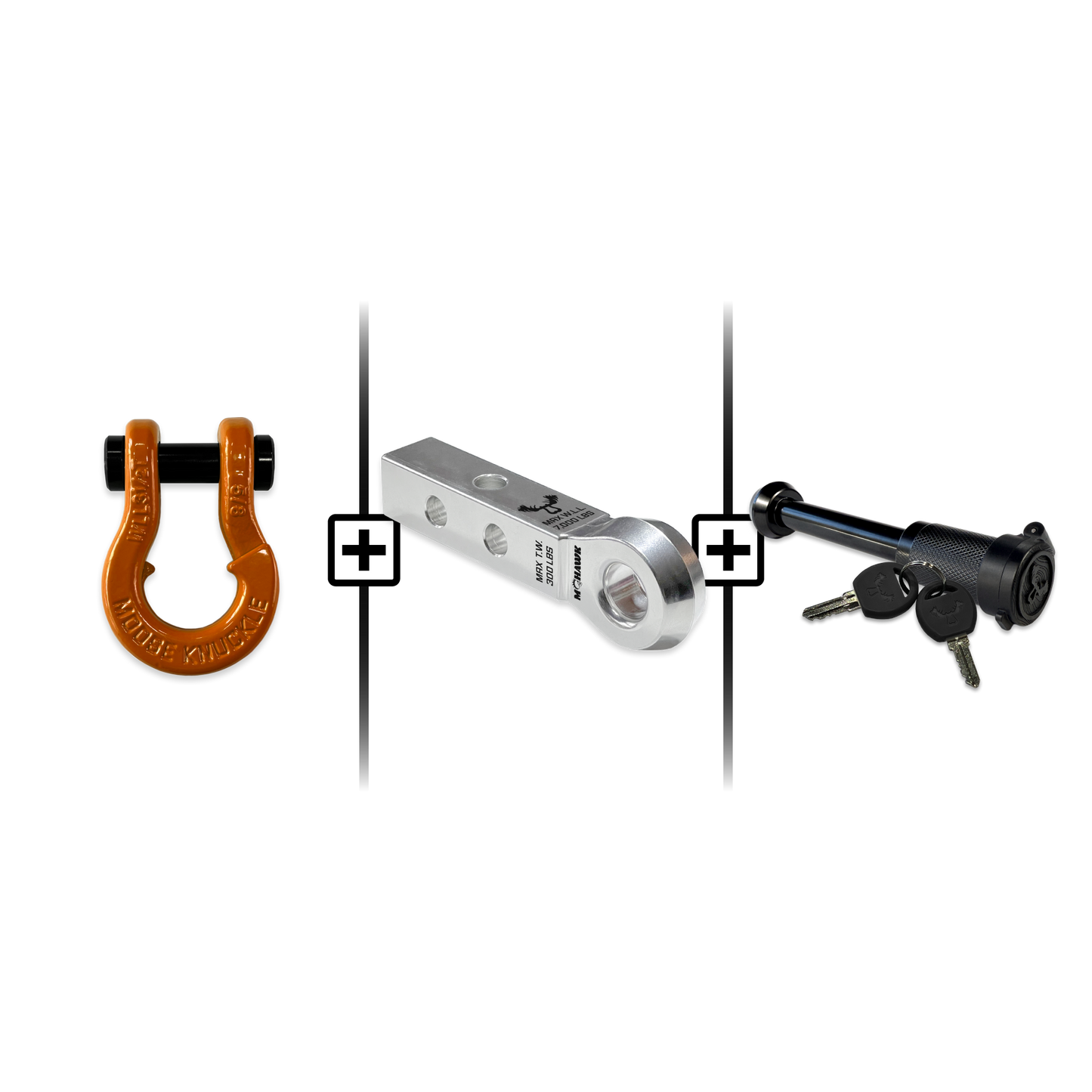 Jowl® Split Shackle® 5/8 Mohawk 1.25 Receiver and Hitch Pin Bundle