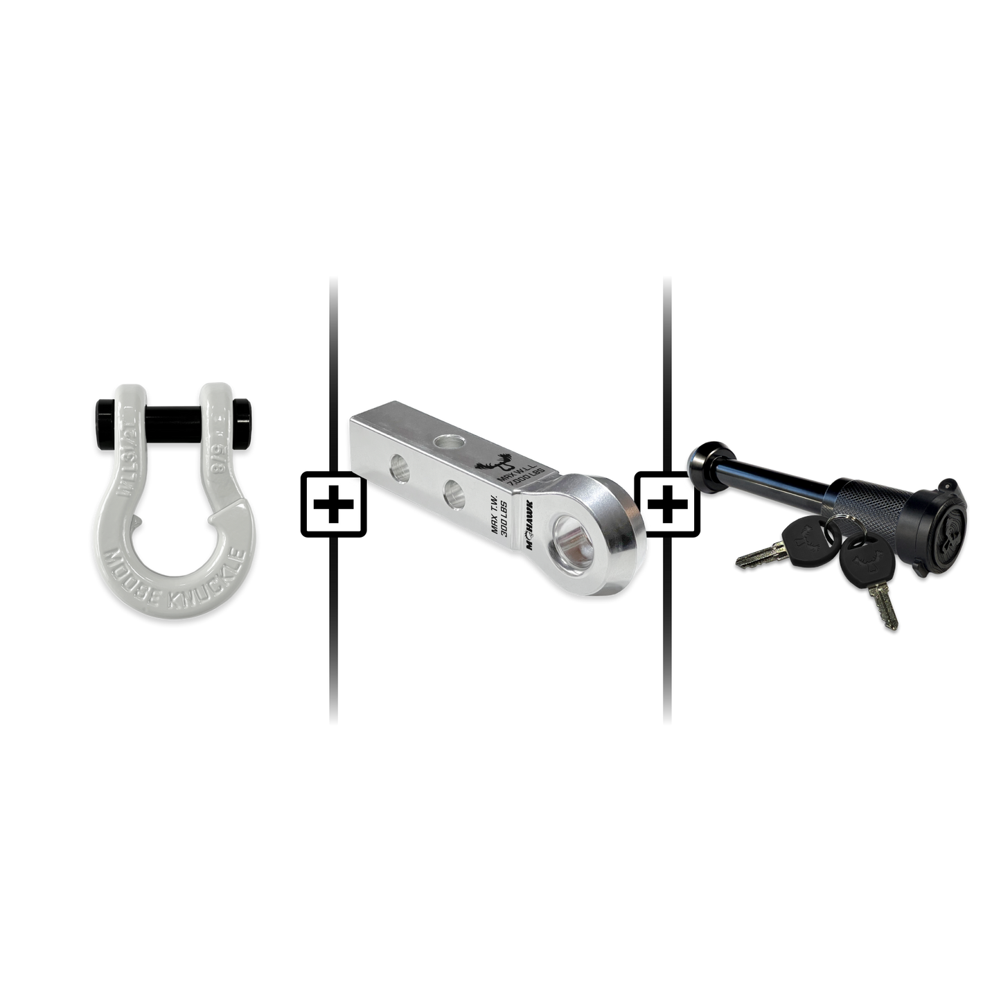 Jowl® Split Shackle® 5/8 Mohawk 1.25 Receiver and Hitch Pin Bundle
