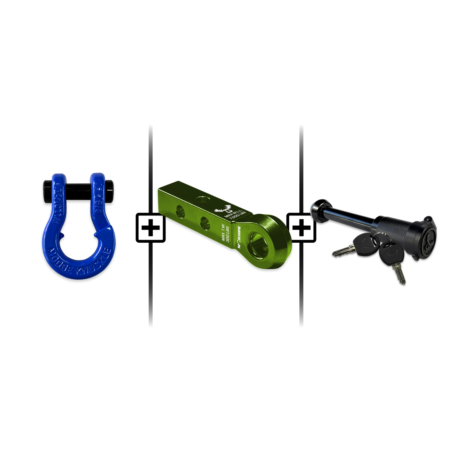 Jowl® Split Shackle® 5/8 Mohawk 1.25 Receiver and Hitch Pin Bundle