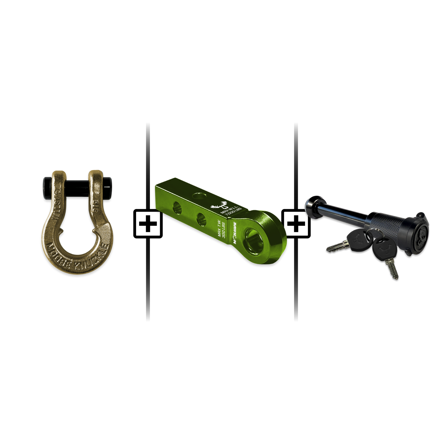 Jowl® Split Shackle® 5/8 Mohawk 1.25 Receiver and Hitch Pin Bundle