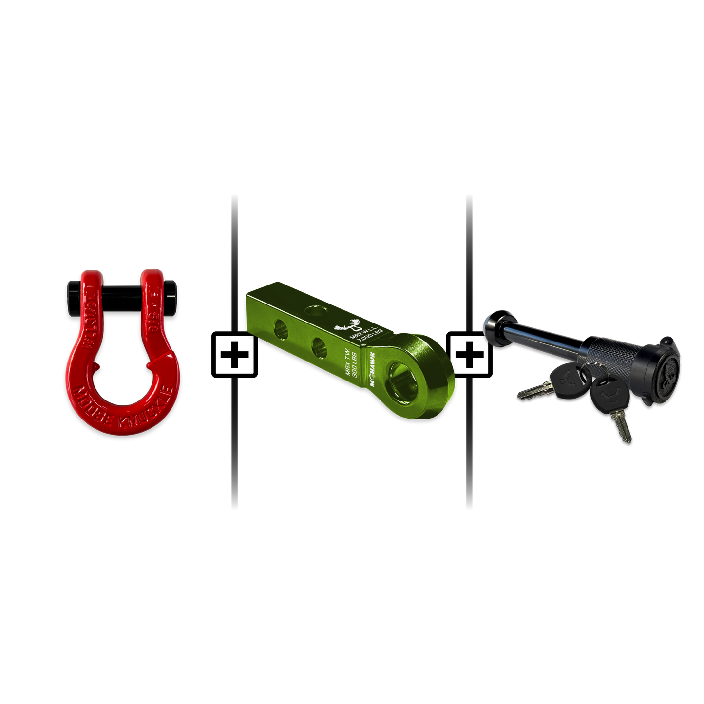 Jowl® Split Shackle® 5/8 Mohawk 1.25 Receiver and Hitch Pin Bundle