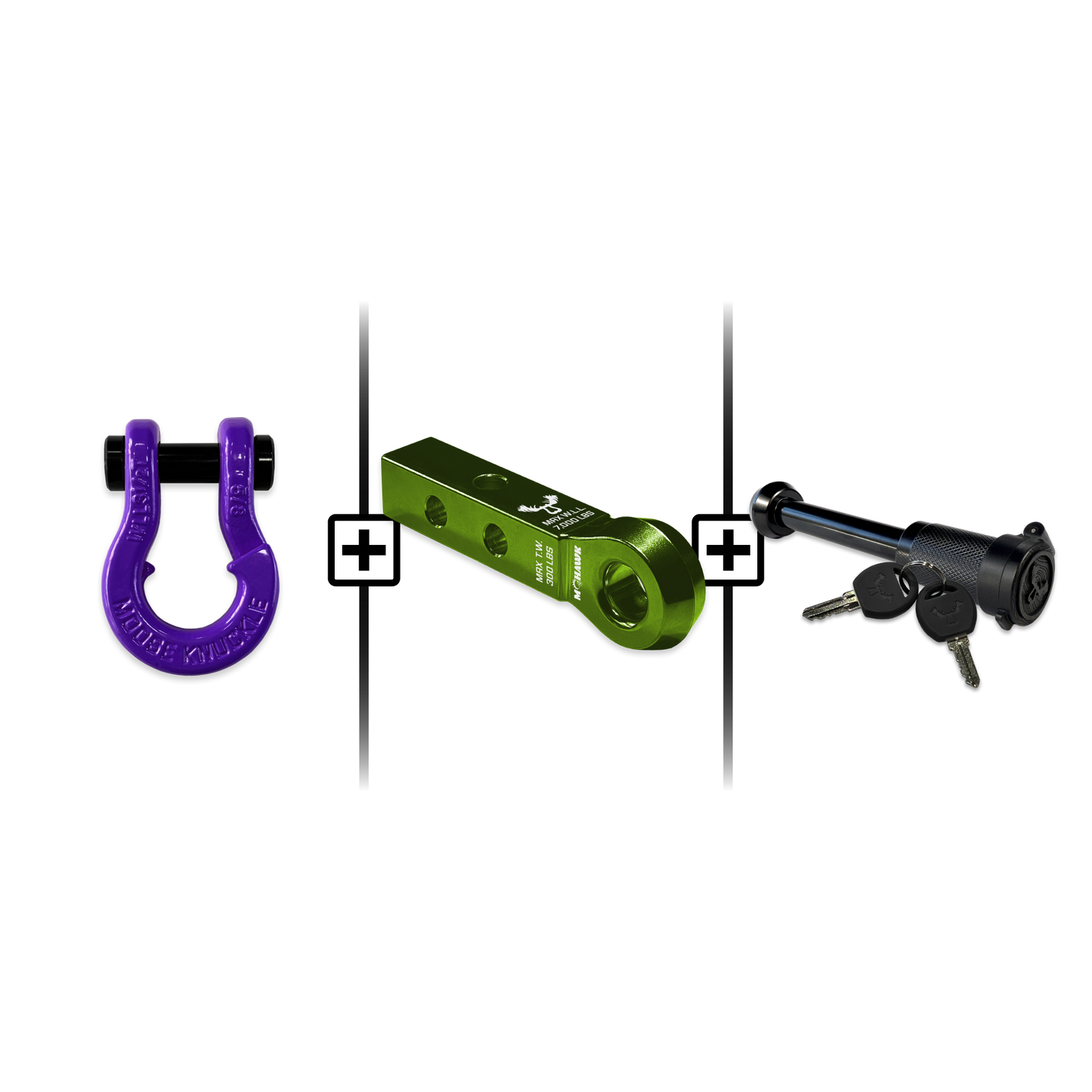 Jowl® Split Shackle® 5/8 Mohawk 1.25 Receiver and Hitch Pin Bundle