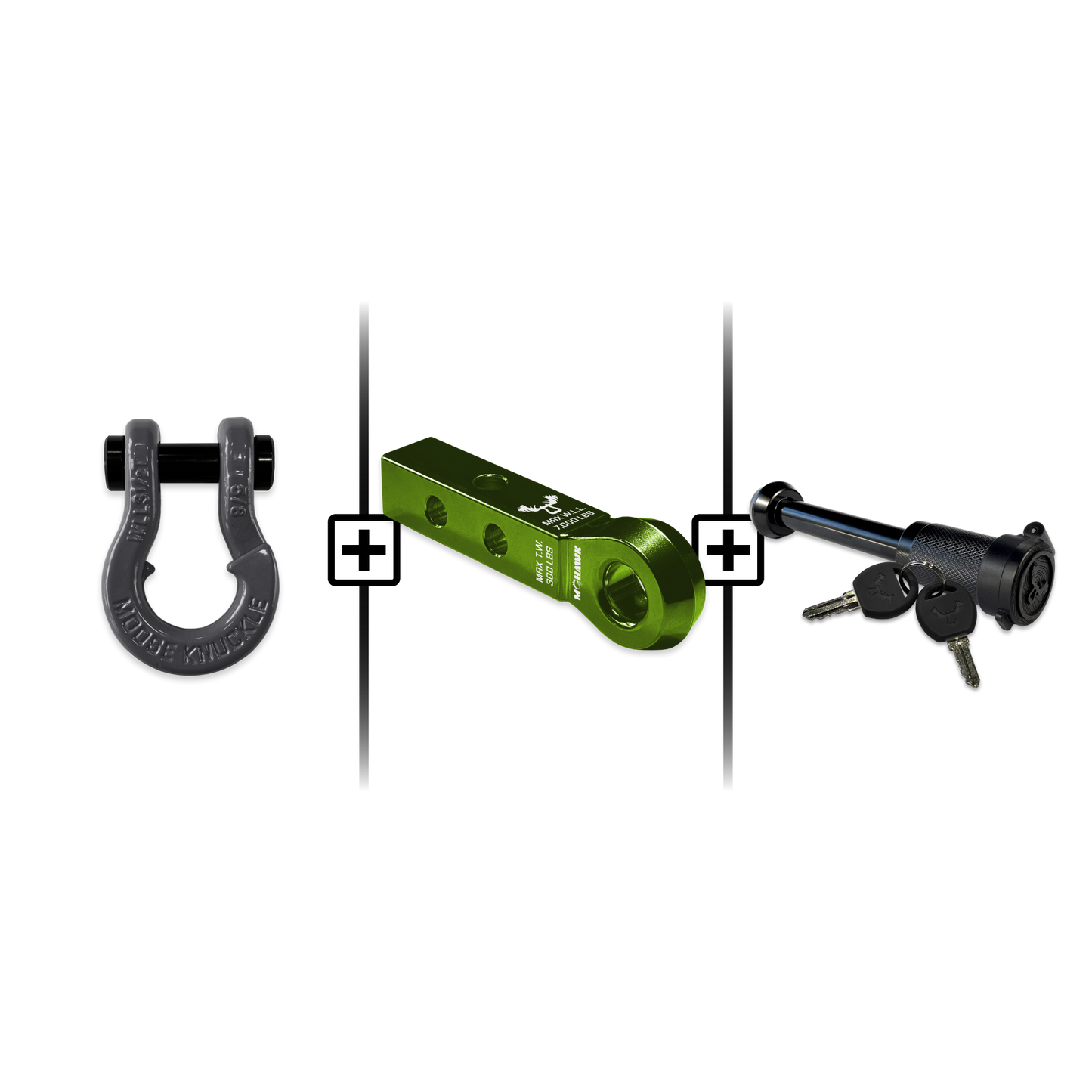 Jowl® Split Shackle® 5/8 Mohawk 1.25 Receiver and Hitch Pin Bundle