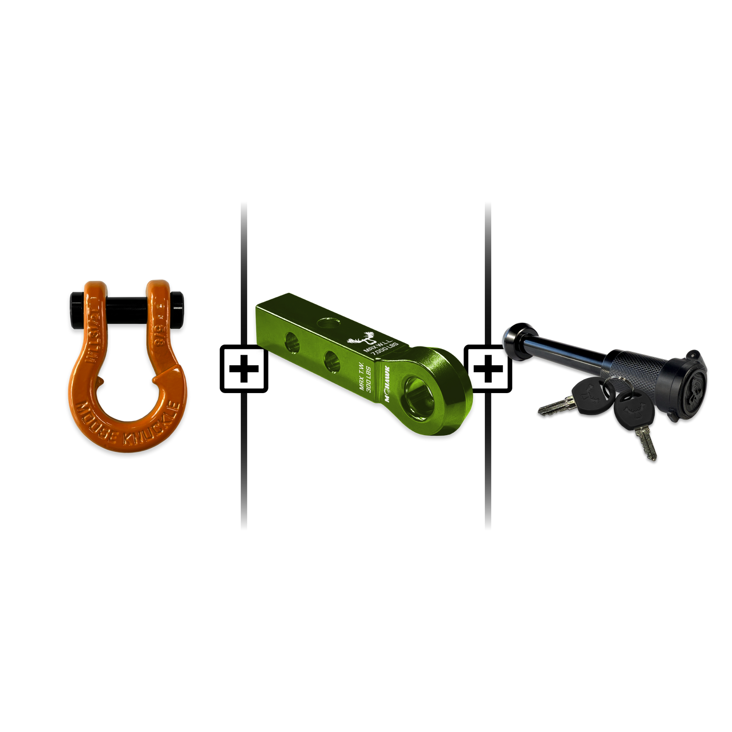 Jowl® Split Shackle® 5/8 Mohawk 1.25 Receiver and Hitch Pin Bundle