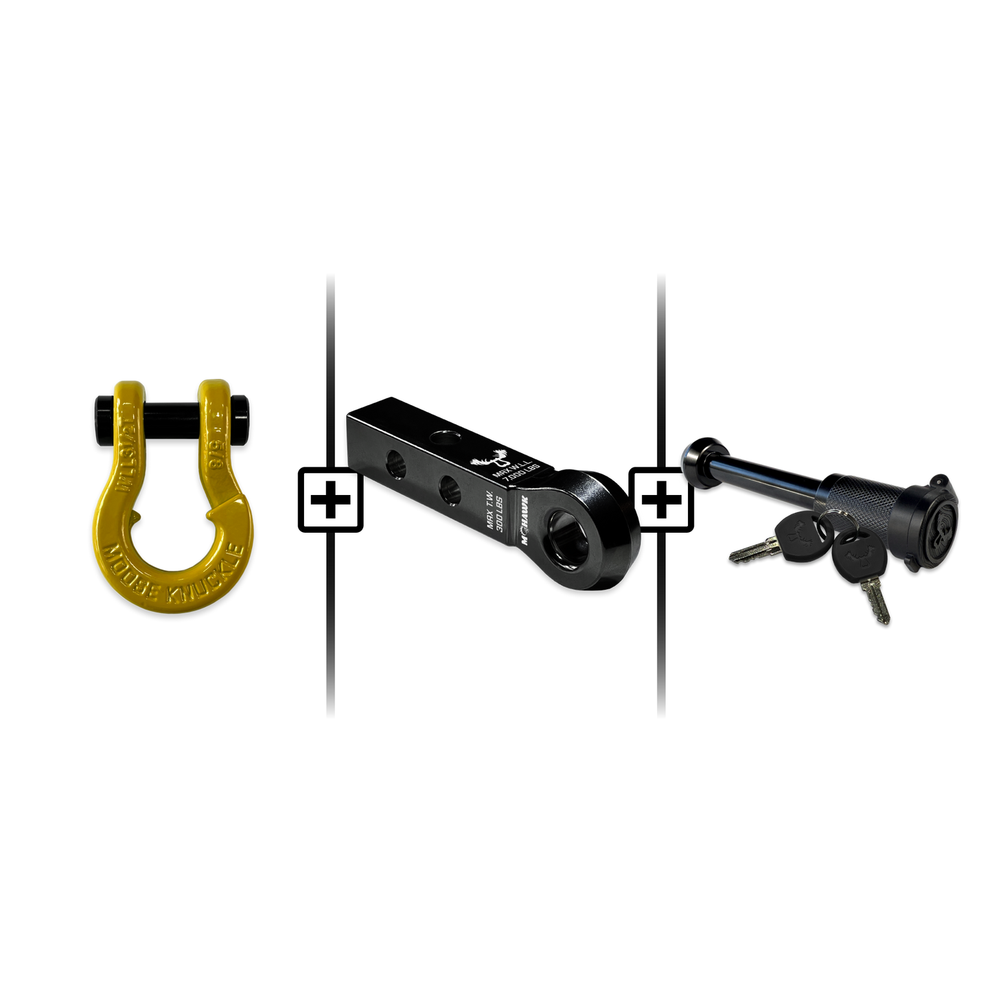 Jowl® Split Shackle® 5/8 Mohawk 1.25 Receiver and Hitch Pin Bundle