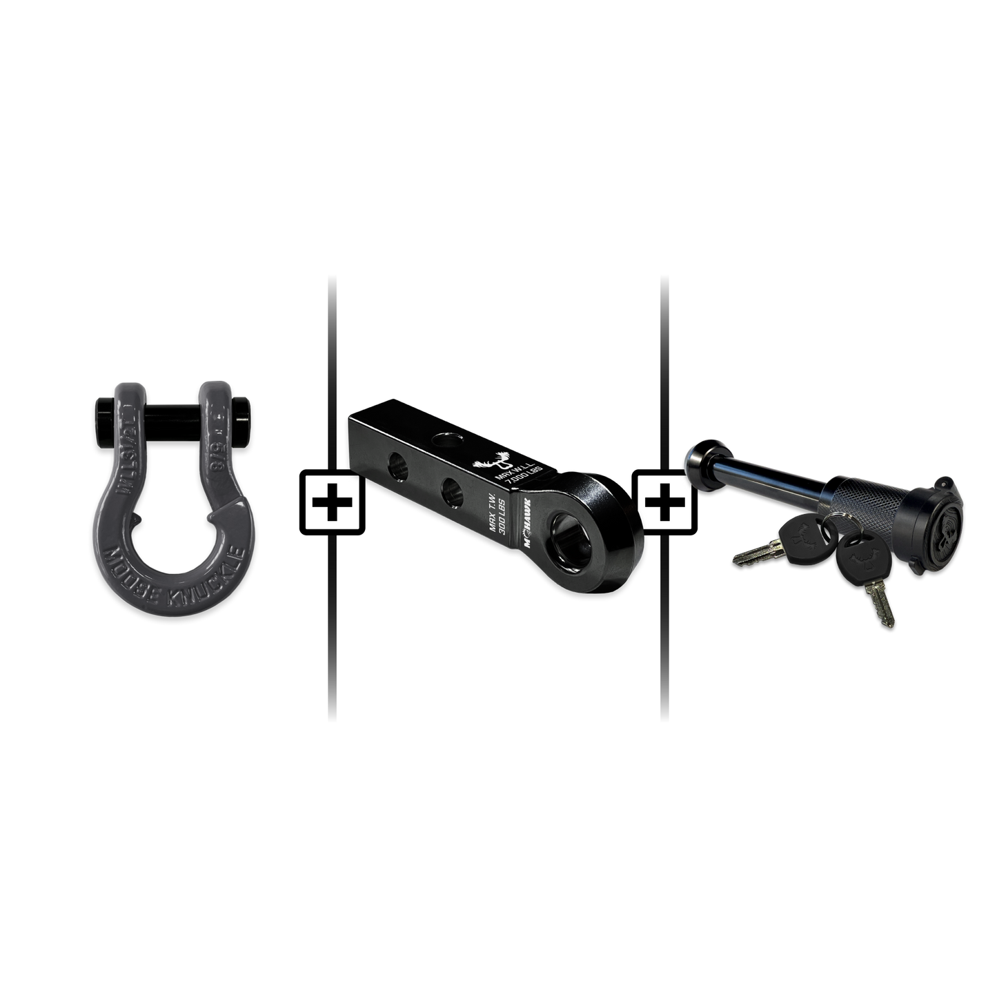 Jowl® Split Shackle® 5/8 Mohawk 1.25 Receiver and Hitch Pin Bundle