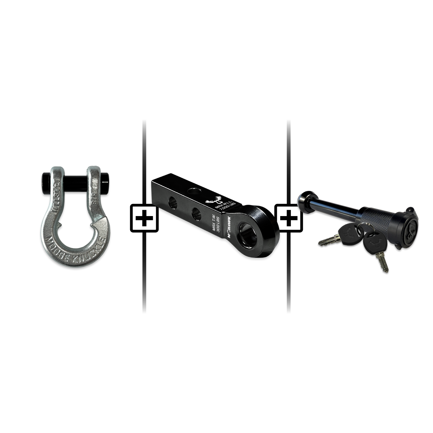 Jowl® Split Shackle® 5/8 Mohawk 1.25 Receiver and Hitch Pin Bundle