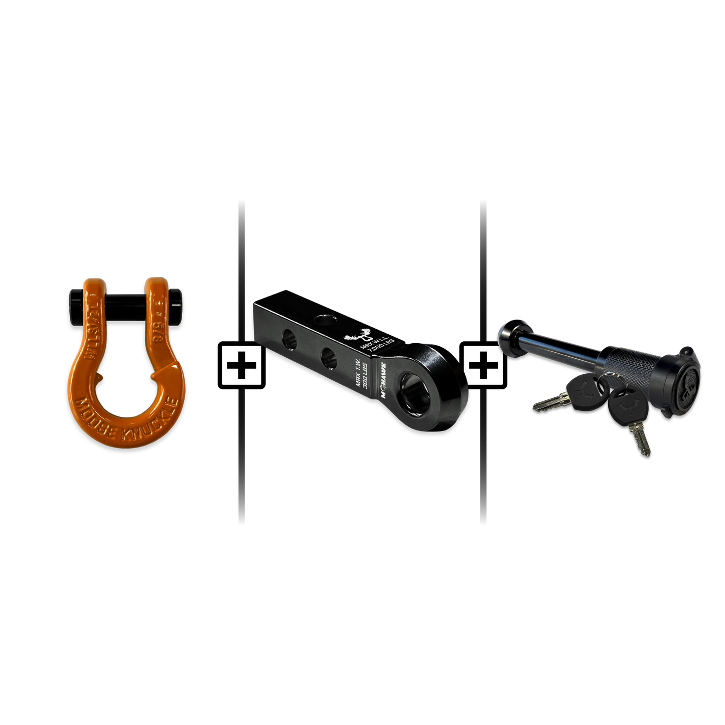 Jowl® Split Shackle® 5/8 Mohawk 1.25 Receiver and Hitch Pin Bundle