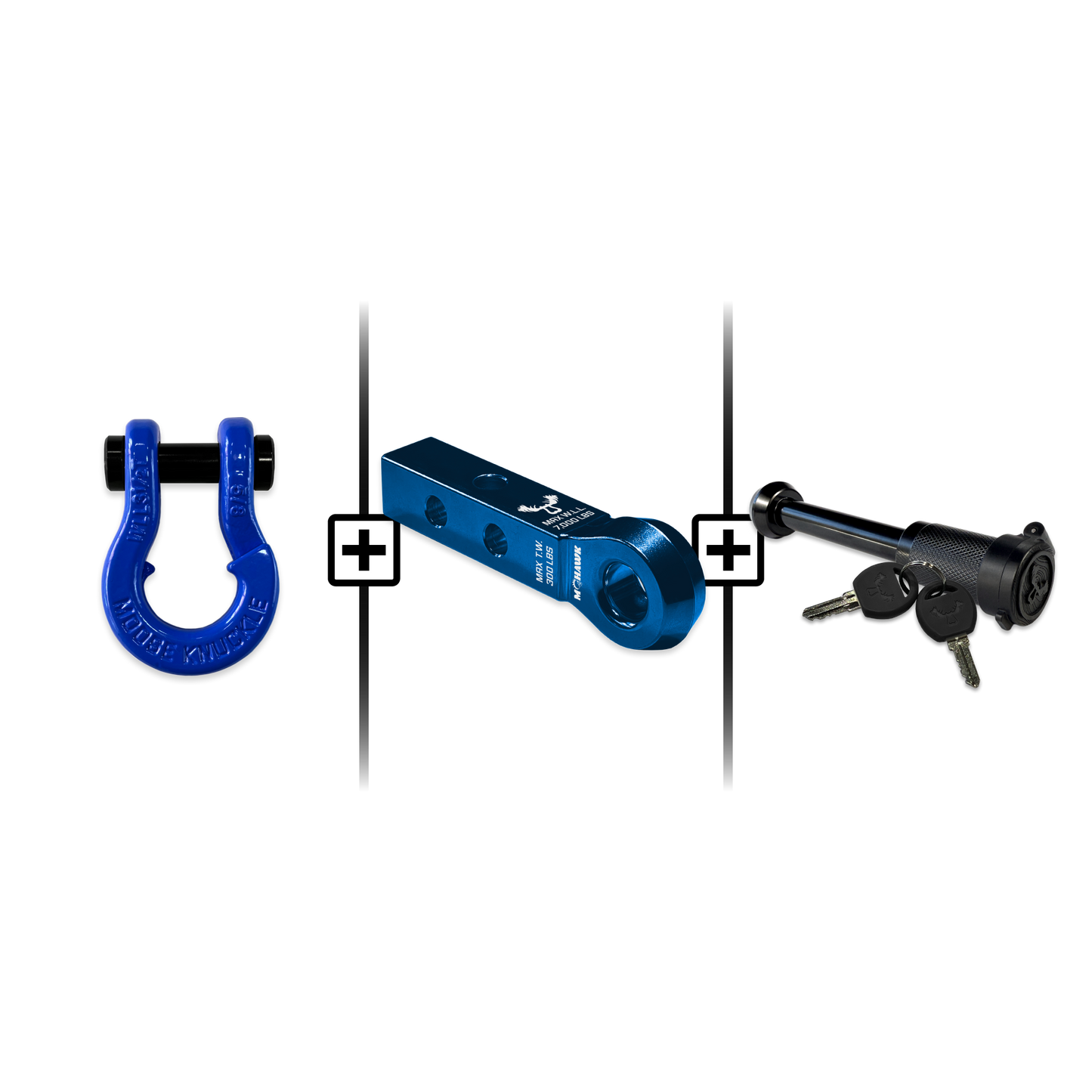 Jowl® Split Shackle® 5/8 Mohawk 1.25 Receiver and Hitch Pin Bundle