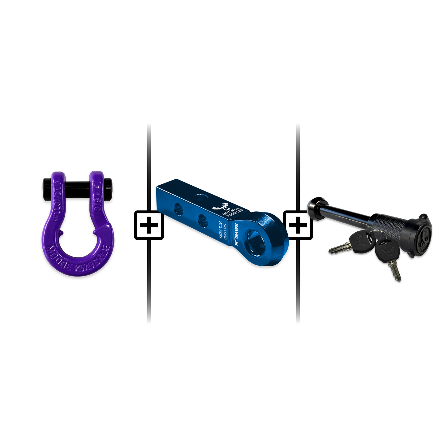 Jowl® Split Shackle® 5/8 Mohawk 1.25 Receiver and Hitch Pin Bundle