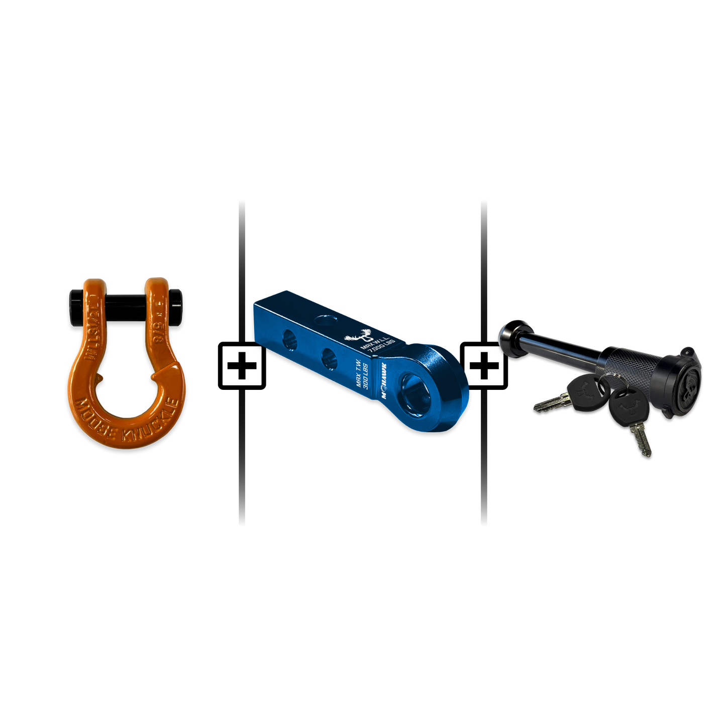 Jowl® Split Shackle® 5/8 Mohawk 1.25 Receiver and Hitch Pin Bundle