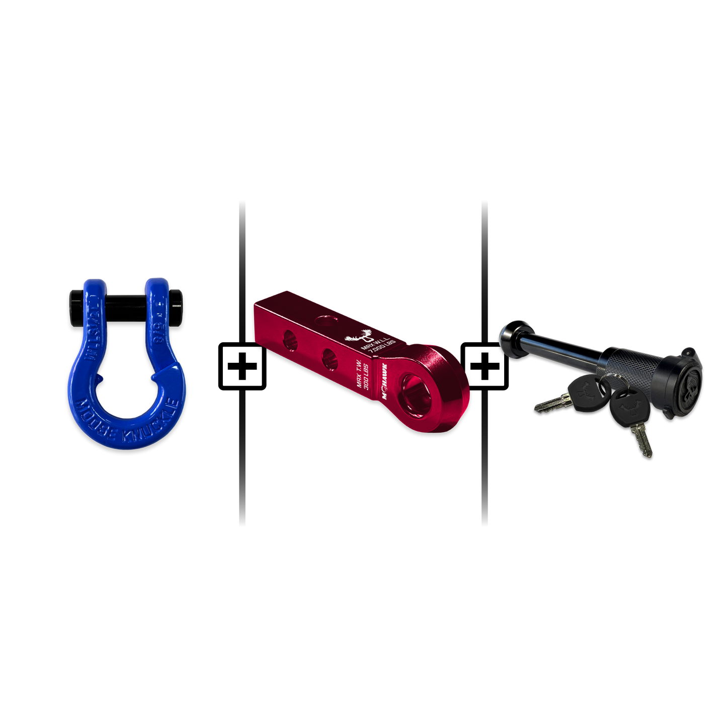 Jowl® Split Shackle® 5/8 Mohawk 1.25 Receiver and Hitch Pin Bundle