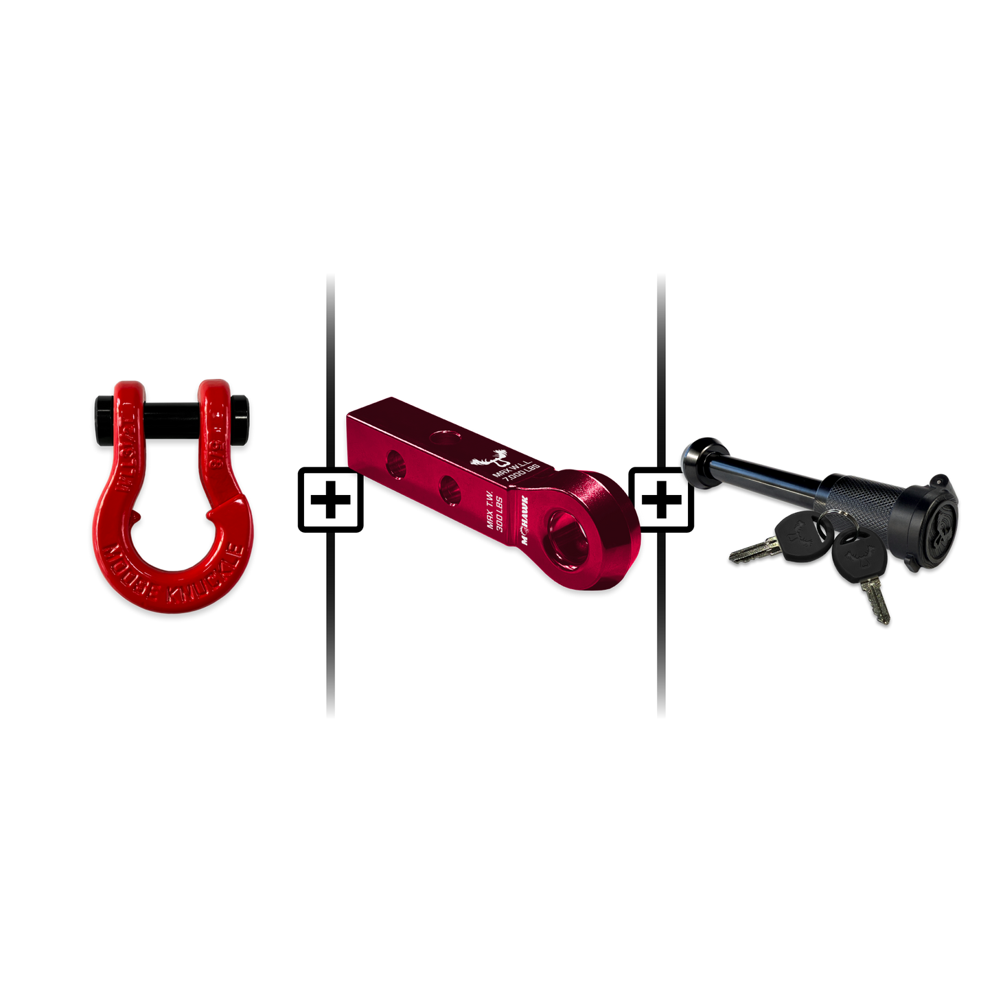 Jowl® Split Shackle® 5/8 Mohawk 1.25 Receiver and Hitch Pin Bundle