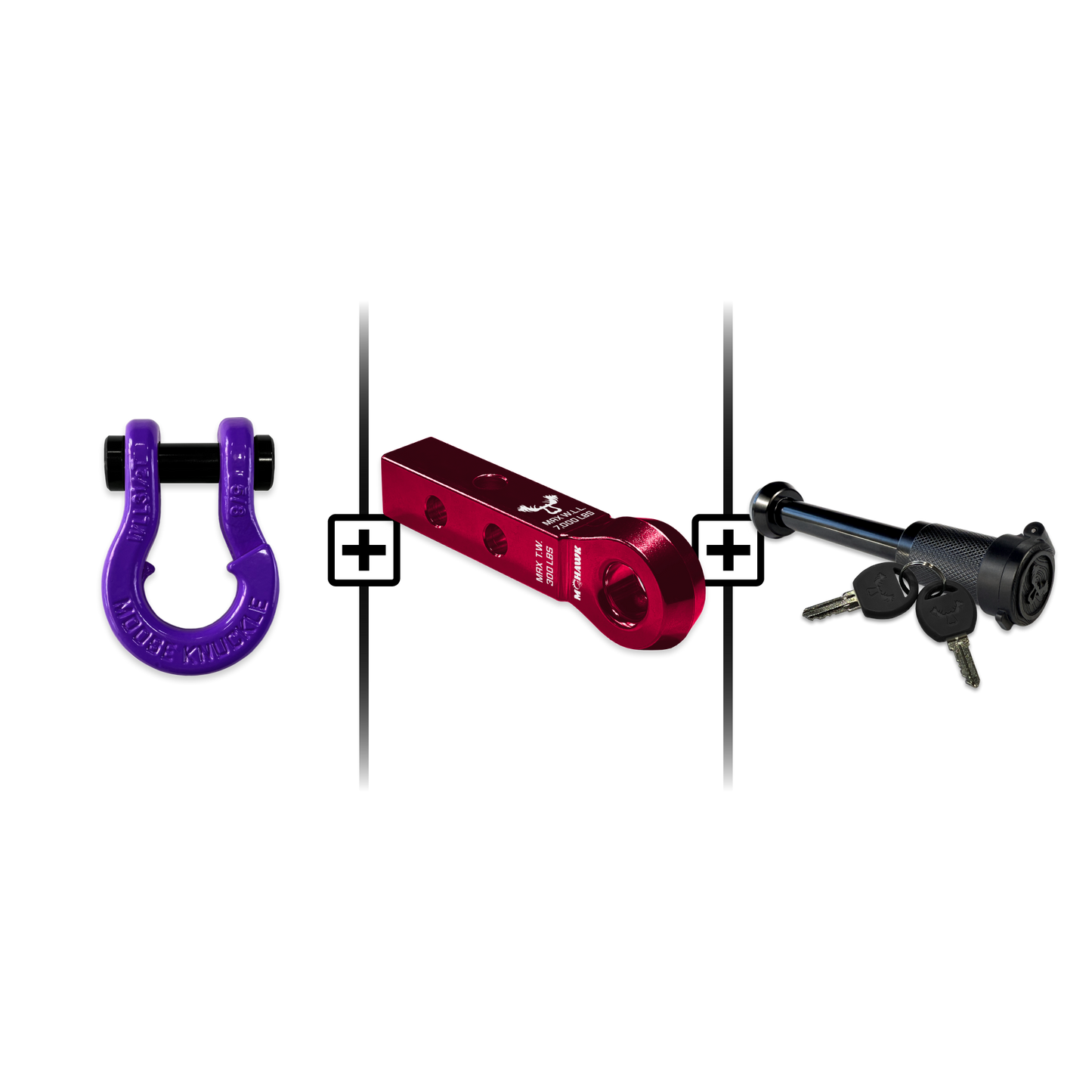 Jowl® Split Shackle® 5/8 Mohawk 1.25 Receiver and Hitch Pin Bundle